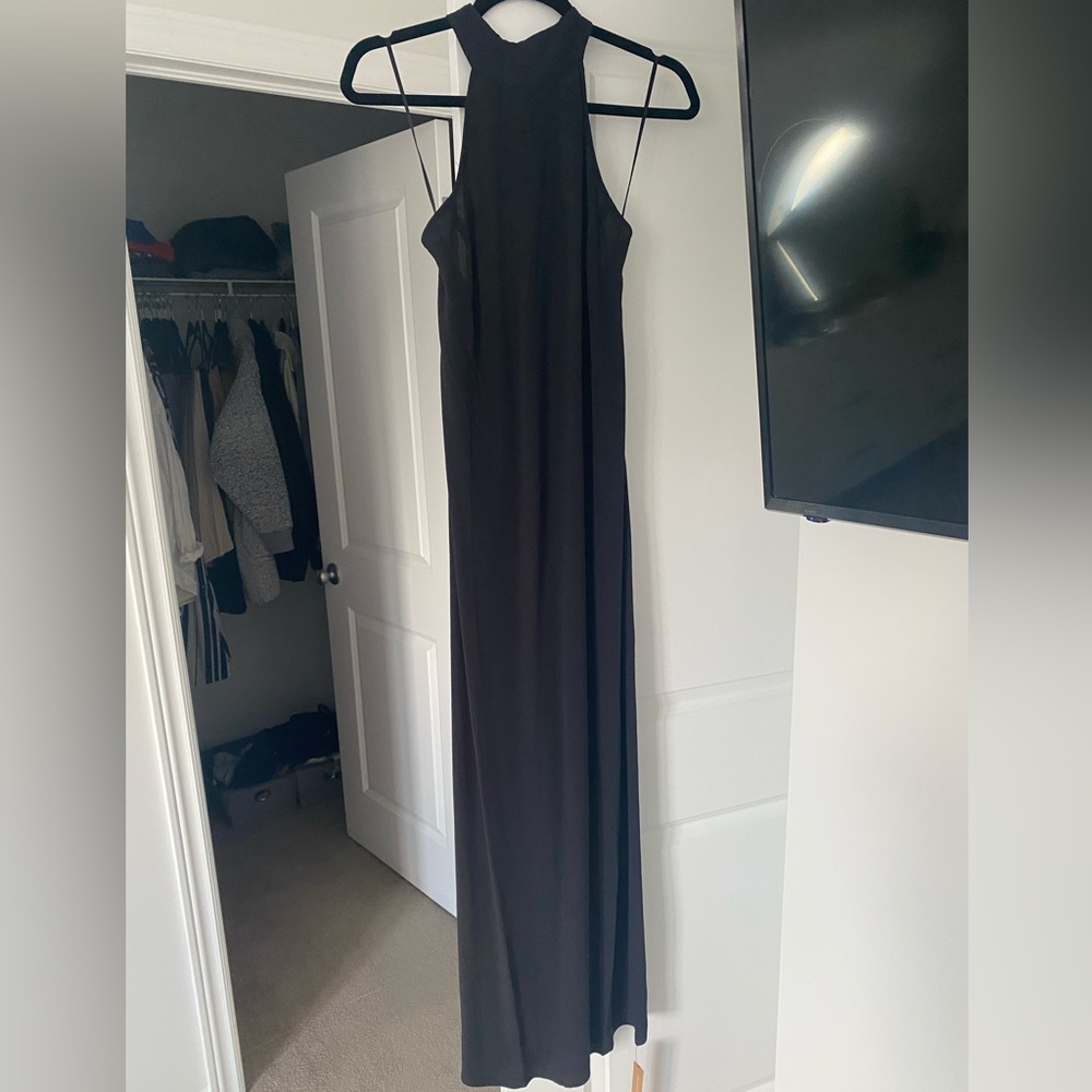 Reformation Filippa Dress. Size 6. Black